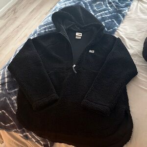 NorthFace Cozy Black Sherpa Hoodie